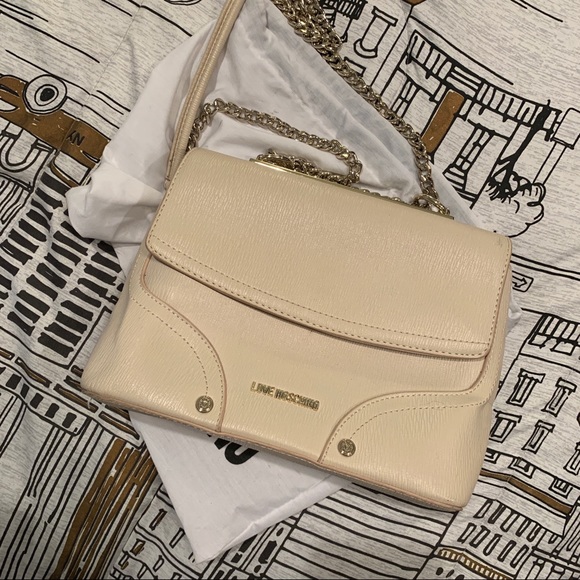 Love Moschino Handbags - Love Moschino Chain Crossbody Strap Flap Bag